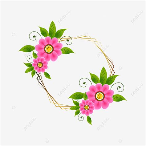 Floral Wedding Invites Vector Art Png Floral Wedding Frame With