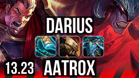 Darius Vs Aatrox Top 6 Solo Kills 800 Games 1 3m Mastery Kr