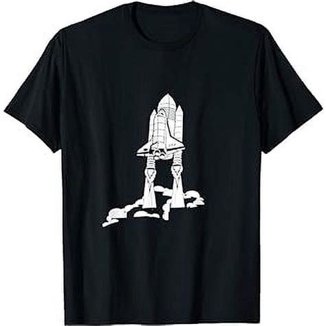 Space Shuttle T Shirt Spaceship Mars Rocket Tee