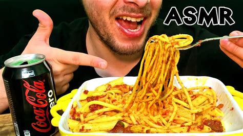 Uhtred ASMR ASMR SPAGHETTI And MEATBALLS CHEESY GARLIC BREAD