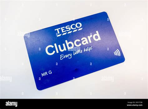 Tesco Clubcard new contactless version Stock Photo - Alamy