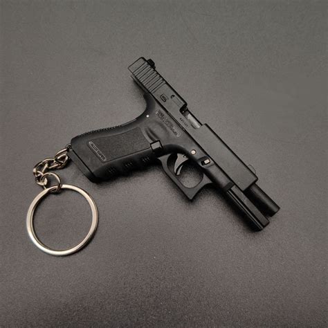 Glock Metal Mini Pistol Keychain