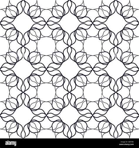 Curvilinear art nouveau design Stock Vector Images - Alamy
