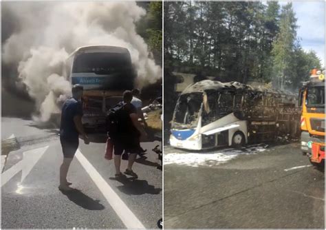 FOTO VIDEO Un Autobuz Care Transporta Moldoveni Din Spania Spre R