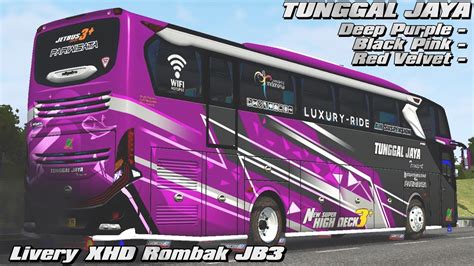 PART 2 Tunggal Jaya Deep Purple Black Pink Red Velvet Livery XHD