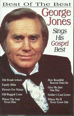 George Jones - Sings His Gospel Best (Cassette, 1998) 12676653046 | eBay