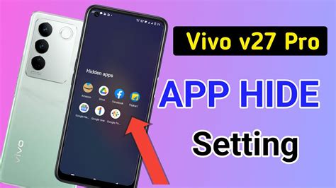 How To Hide Apps In Vivo V27 Pro 5g Vivo V27 Pro App Hide App Hide