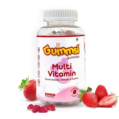 Gummsi Multivitamin Gummies | With Vitamins & Minerals | Boosts Immunity