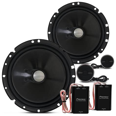 Kit 2 Vias Pioneer TS C170BR Alto Falante 6 120W RMS Tweeters