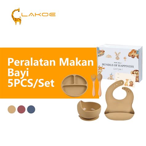 Jual Lakoeofficialmall Pcs Set Peralatan Makan Bayi Set Alat Makan