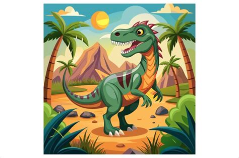 Premium Vector Cute Dinosaurs Vector