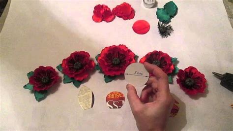 Венок из маков своими руками. Мастер класс.Цветы из ткани. Елена ...