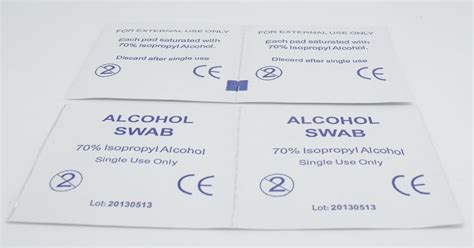 70 Isopropyl Alcohol Ipa Pre Injection Swabs Wipes Pack Of One Hundred 100 Uk