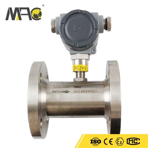 Macsensor High Accuracy Fuel Turbine Flow Meter Turbine Type China