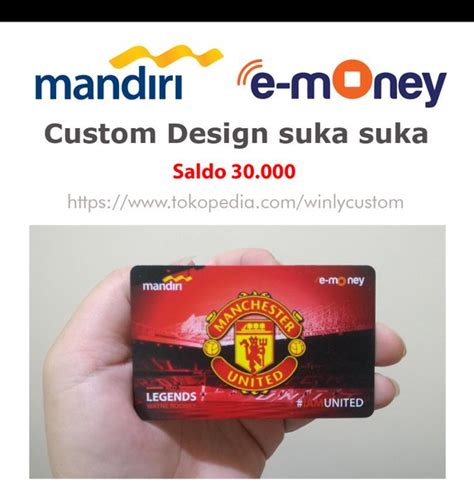 Jual Emoney Mandiri Custom Design Sisi Saldo Ribu Etoll E Money