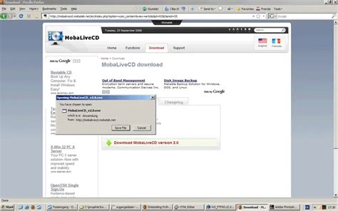 Running Linux Live Cds On Windows With Mobalivecd