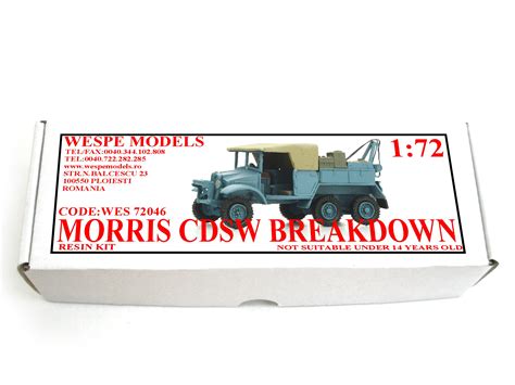 Morris Cdsw X Breakdown Model Trucks Hobbydb