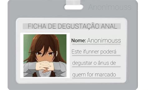 Ficha De Degusta O Anal Nome Anonimouss Este Ifunner Poder Degustar