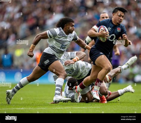 Twickenham Stadium, London, UK. 26th Aug, 2023. Summer Rugby International, England versus Fiji ...