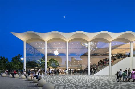 Images Of Fosters Latest Apple Store Unveiled News Building Design