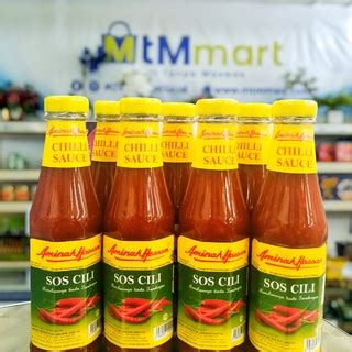 Hot Aminah Hassan Sos Cili Sos Bean 340g AminahHassan MTM Mart Shopee Singapore