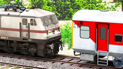 Wap Loco Reversal With Lhb Red Coaches Spf Exp Train Simulator