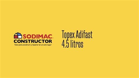 Topex Adifast Aditivo Acelerante De Fraguado En Concreto Youtube