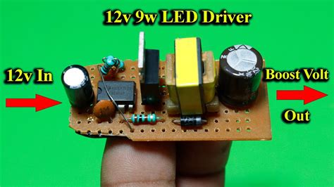 NEW DIY 9 Watt 12v LED Driver LED Driver For 12v Battery Voltage