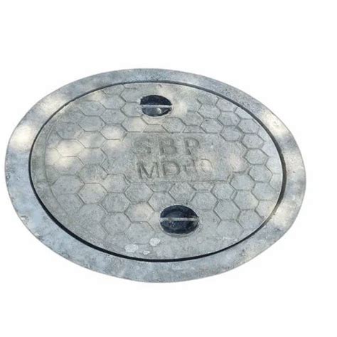 Steel Fiber Reinforced Concrete RCC Round Manhole Cover For Industrial