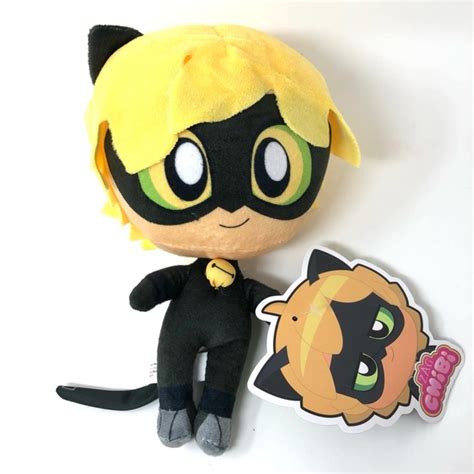 Toy Factory Toys Miraculous Ladybug Zag Chibis Cat Noir Plush Toy