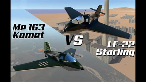 Simpleplanes Me Komet Vs Lf Starling Youtube