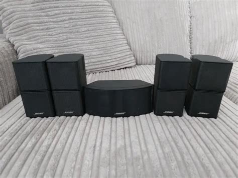 Bose Lifestyle Acoustimass Jewel Cube Speakers X Centre Speaker And