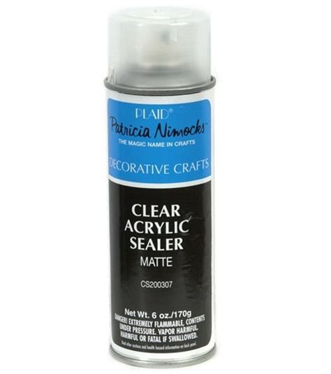 Plaid Clear Acrylic Sealer-Matte 6 oz. | JOANN