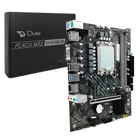 Placa Mãe Duex Dx H55zg Intel 1ª Geração Ddr3 Socket Lga1156 Faz A Boa