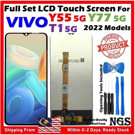 ORI NGS Brand Full Set LCD Touch Screen Compatible For VIVO Y55 2022 5G