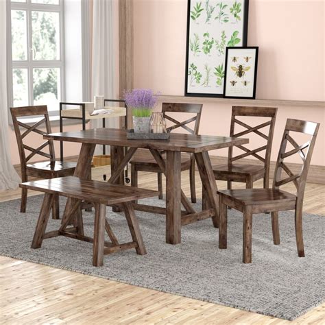 Laurel Foundry Modern Farmhouse Berrian 6 Person Dining Set Reviews