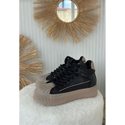 Estim Siyah Cilt Nude Detayl Ba C Kl Spor Ayakkab