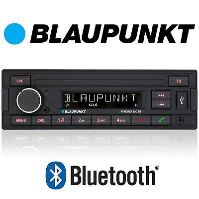 Blaupunkt Car Stereo Radio Bluetooth Usb Mechless Retro Oem Look Madrid