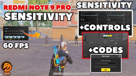 Redmi Note 9 Pro 60fps😱control Codesensitivity 26 Update No Recoil