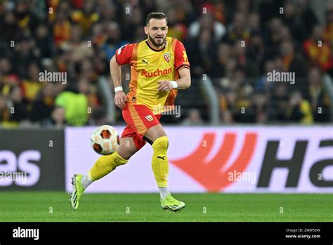 Lens France Th Feb Jonathan Gradit Of Rc Lens Pictured