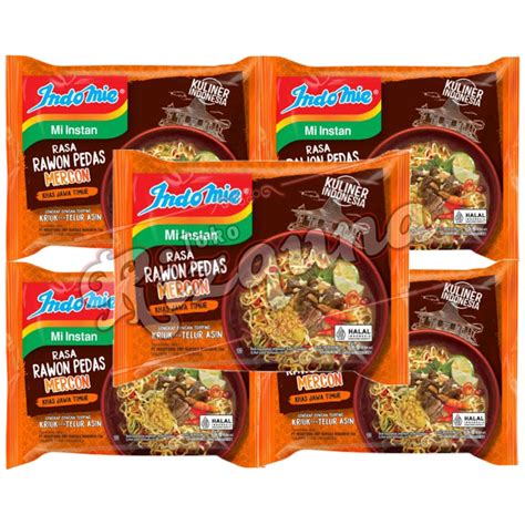 Indomie Rawon Pedas Mercon Gr Harga Per Pcs Lazada Indonesia