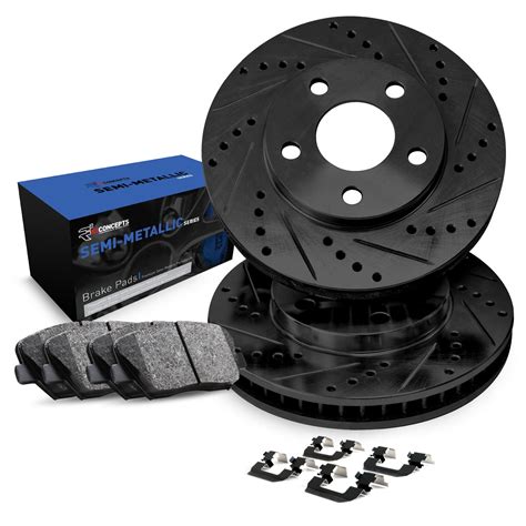 R Concepts Front Brake And Rotors Kit Front Pad Brake Pad Semi