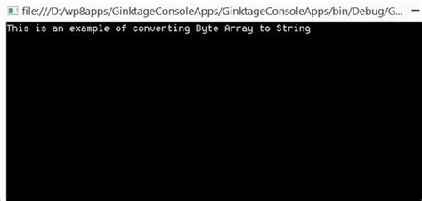 How To Convert Byte Array To String In C Developer Publish
