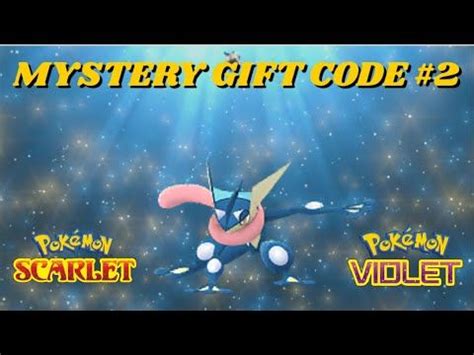 NEW MYSTERY GIFT CODE 2 IN POKEMON SCARLET AND VIOLET The GamePad Gamer