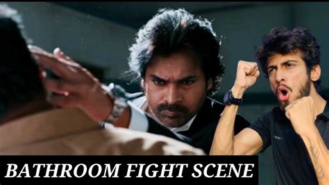 Vakeel Saab Bathroom Fight Scene Pawan Kalyan Sriram Venu Thaman