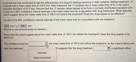 Solved A Clinical Trial Was Conducted To Test The Chegg