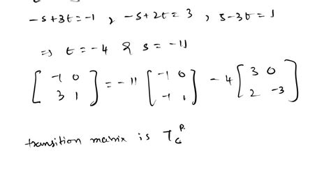 SOLVED Point Consider The Ordered Bases B 4 2 And C 4