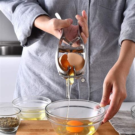 Portable Egg Shell Breaker Stainless Steel Multifu Grandado