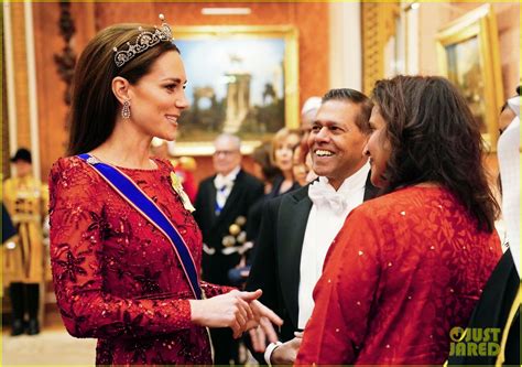 Kate Middleton Wears Rare Tiara To Diplomatic Corps Reception In London