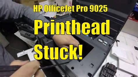 Printhead Stuck To The Right Carriage Jam For HP OfficeJet Pro 9012